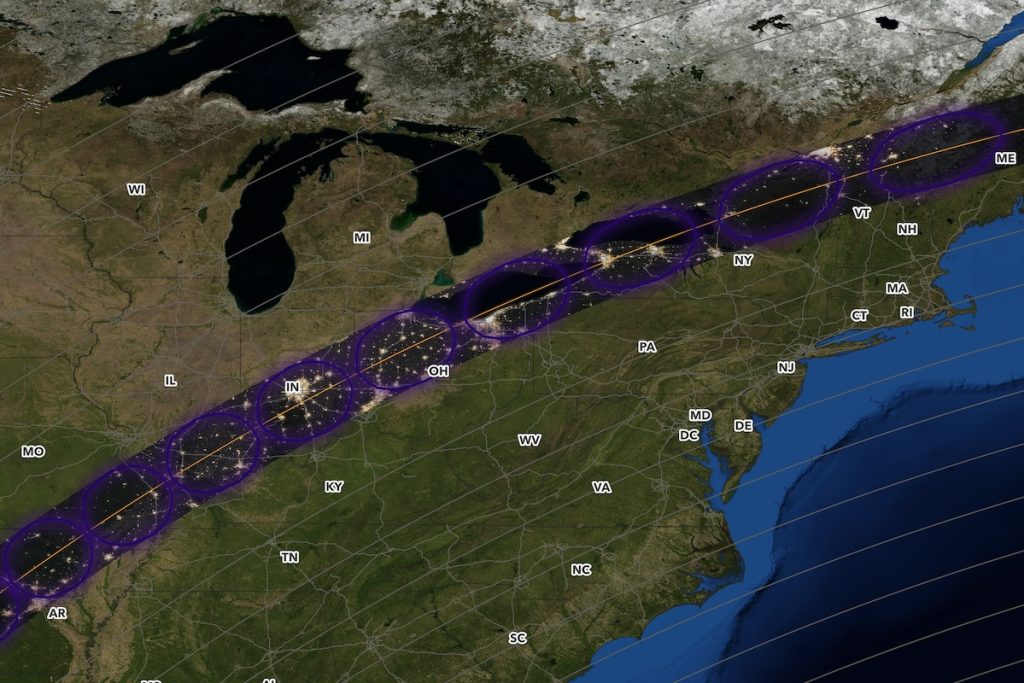 Solar Eclipse Map